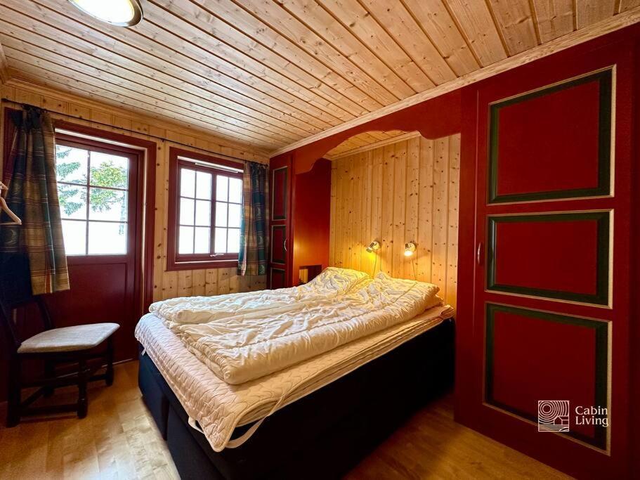 Large Cabin Sjusjoen Best View, Sauna, Ski Inout Exterior photo